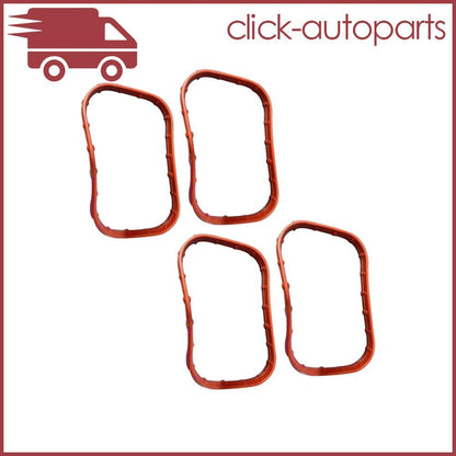 ya 5 8.7 4Pcs Intake Manifold Gaskets Red For Escape Explorer Bronco for Mustang Maverick