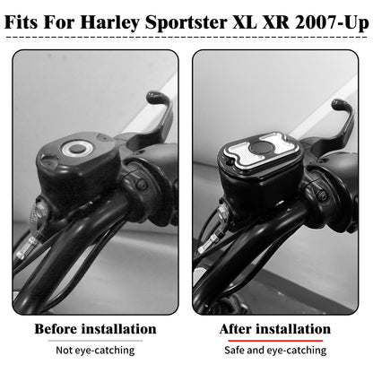 ya 5 8.7 Brake Reservoir Master Cylinder Cover for Harley Sportster 883 1200 48 72 07-22