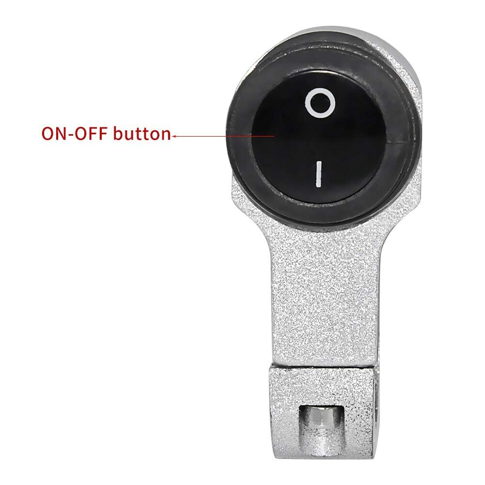 ya 1 7.4 Waterproof ON OFF Switch 22mm Universal Motorcycle Handlebar Headlight Switch