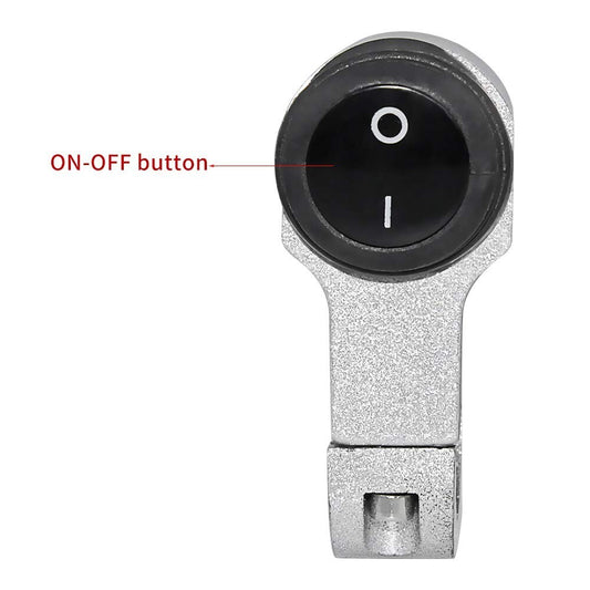 ya 1 7.4 Waterproof ON OFF Switch 22mm Universal Motorcycle Handlebar Headlight Switch