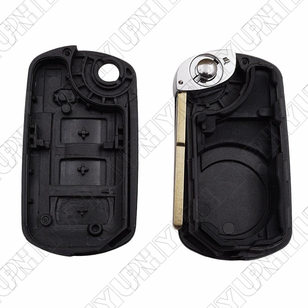 ya 5 8.7 3 Buttons Key Shell Housing for Range for Rover 2005-10 for Range for Rover Sport 06-09 LR3