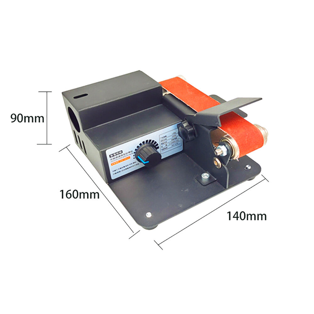 ya 17 0-10000RPM Abrasive Belt Sander Speed Adjustable Fixed Angle Polishing Machine