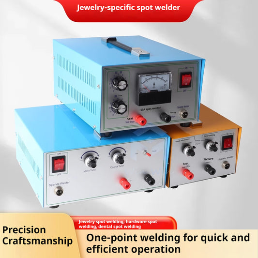 Electric Jewelry Welding Pulse Sparkle Spot Welder Soldering Machine Gold/Silver