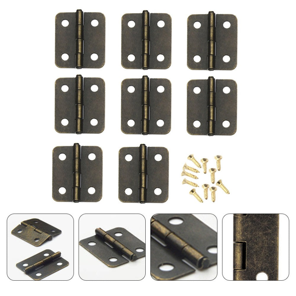 ya 7 6.10 250 Pcs for Mini Hinge Accessories Tiny Hinges for Craft Projects Fillet