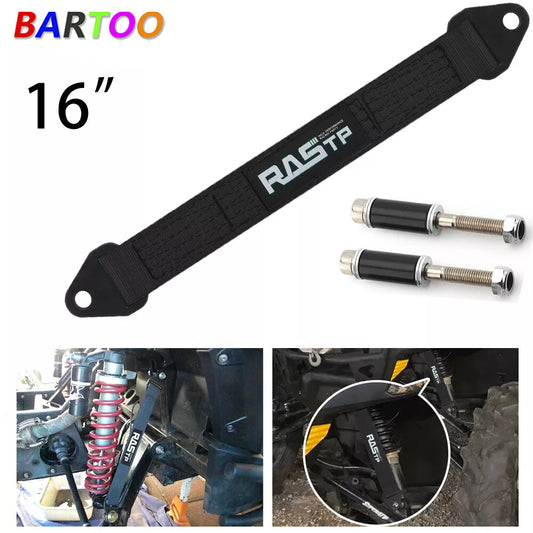 ya 3 6.25 16 Black Hot Racing Limit Straps Shock Suspension Travel 4 Layers Webbing