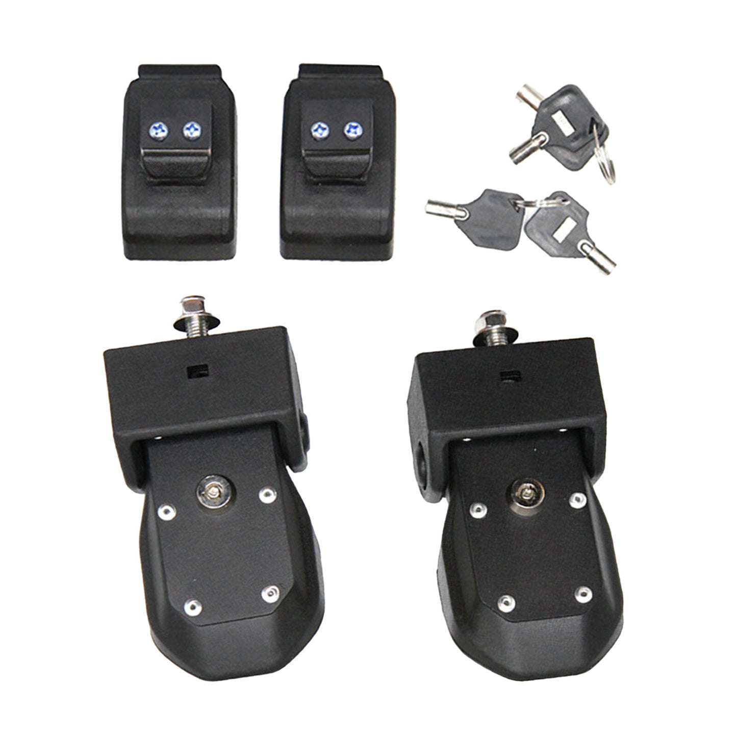 ya 10 5.28.3 Black Hood Latch Buckle and Lock Replacement for Jeep for Wrangler JK 2007 - 2017 