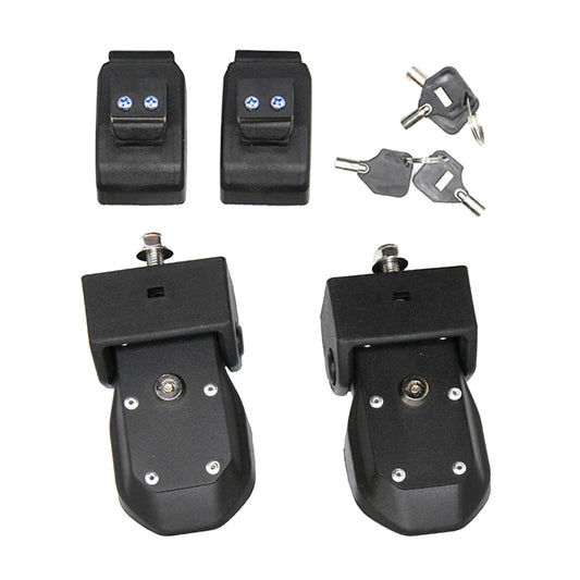 ya 10 5.28.3 Black Hood Latch Buckle and Lock Replacement for Jeep for Wrangler JK 2007 - 2017 