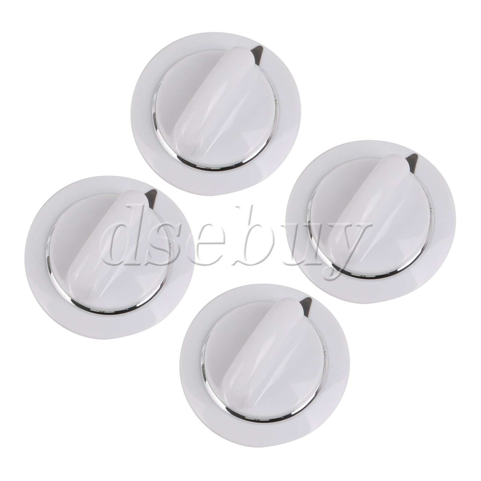 ya 26 4 Pieces Dryer Timer Control Knobs Replacement for GE WE01X20374 3276177 White