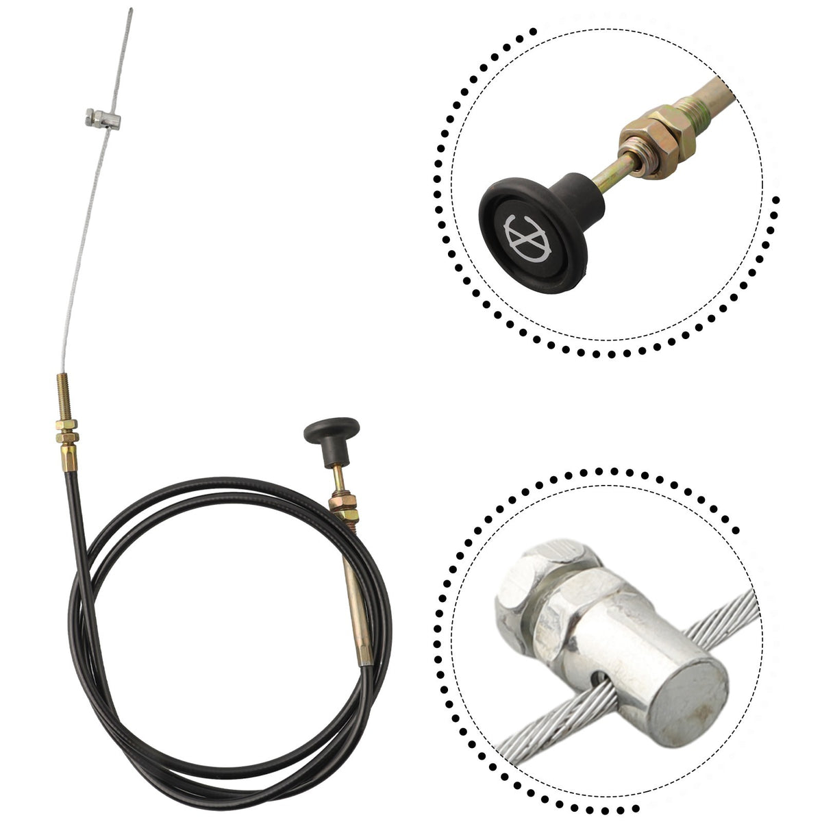 ya 15 10.20 Dependable Push pull Choke Throttle Cable For Motocross Bike Accessory
