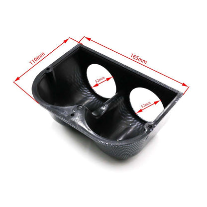 ya 5 8.7 2 52mm Car Dual Dash Gauge Meter Pod 2 Hole Dashboard Mount Holder Bracket Cup
