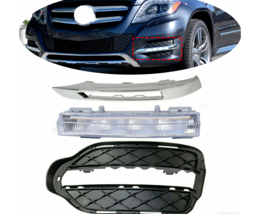ya 1 8.5.1 3-piece left front fog driving light assembly suitable for X204 GLK350 2013-2015