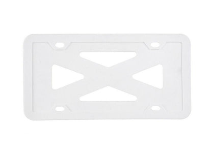 ya 1 8.12 baidi 2 Piece Car License Plate Frame Cover Hood Rear Boot Trunk Screw Cap Chrome for Ram 
