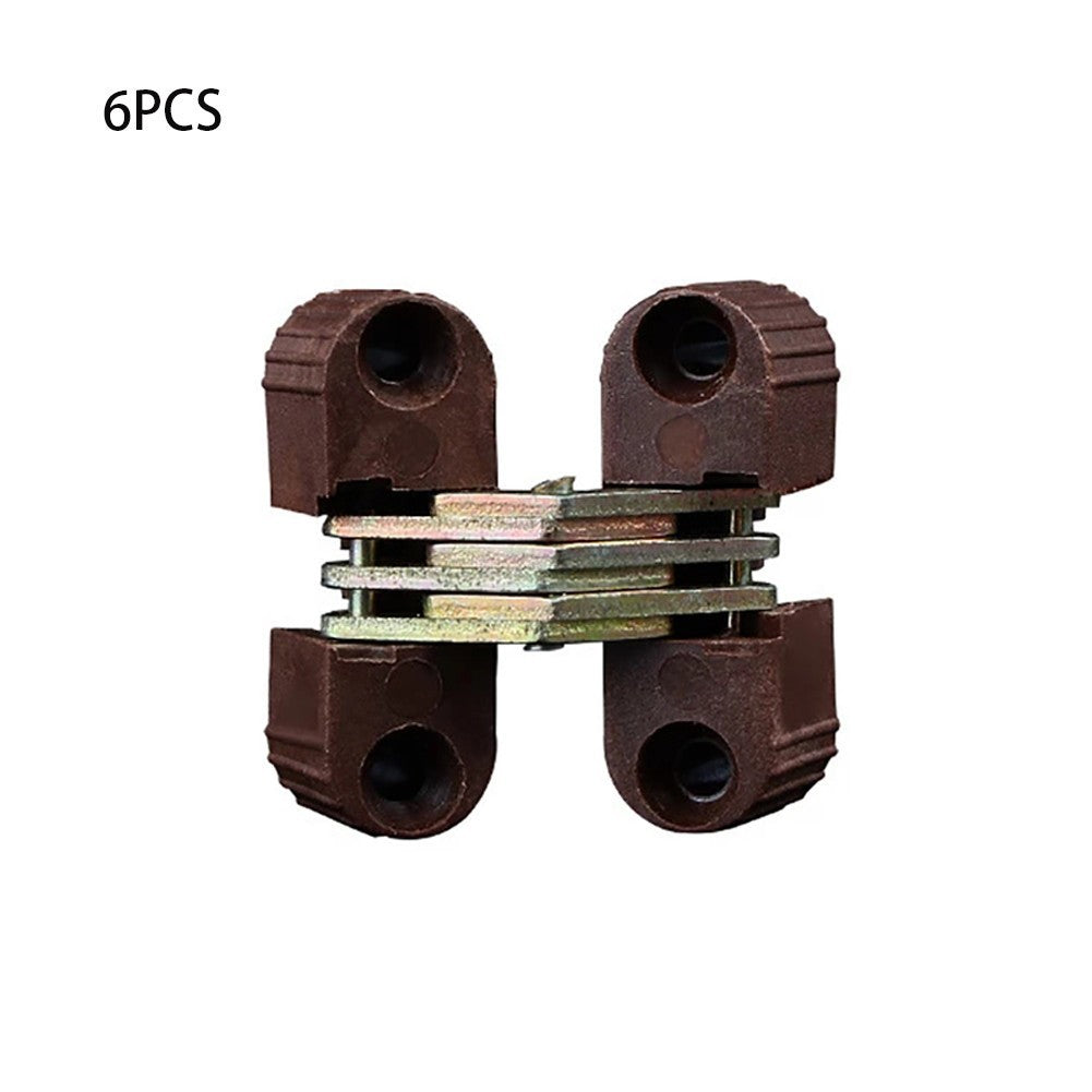 ya 15 10.20 Invisible Cross Hinge Concealed Cabinet Cupboard Wooden Boxes Hinges 0-180Degree