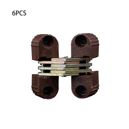 ya 15 10.20 Invisible Cross Hinge Concealed Cabinet Cupboard Wooden Boxes Hinges 0-180Degree