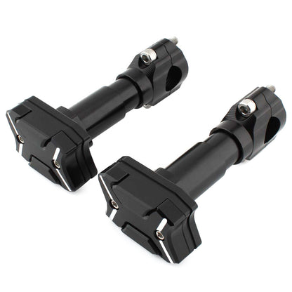 ya 5 8.7 Universal Modified Engine Guard Crash Bar F for Ram e Protector 22mm-30mm Pair Black
