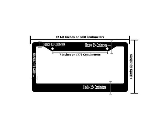 ya 1 8.5.2 2 Piece Car Flat License Plate Frame Cap Front Hood Rear Trunk Clear for Audi 