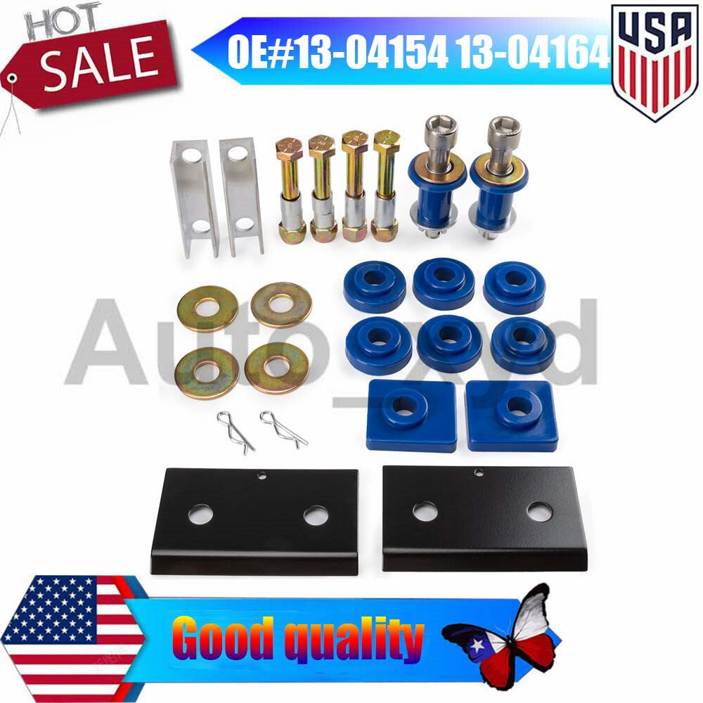 ya 2 7.16 New Engine Hood Hinge Pivot Bushing & Mounting Bolt Set Kits for Peterbilt