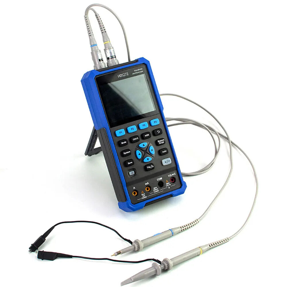 3-in-1 Handheld Digital Oscilloscope Convenient Dual Channel Multimeter