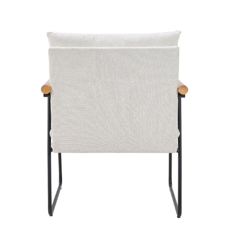 ya 15 10.20 Modern Accent Removable Cushion & Wood Armrests Living Room Chairs
