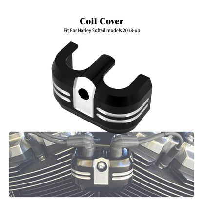 ya 5 8.7 CNC Aluminum Coil Cover Fit for Harley Softail Street Fat Bob Breakout 2018-2024