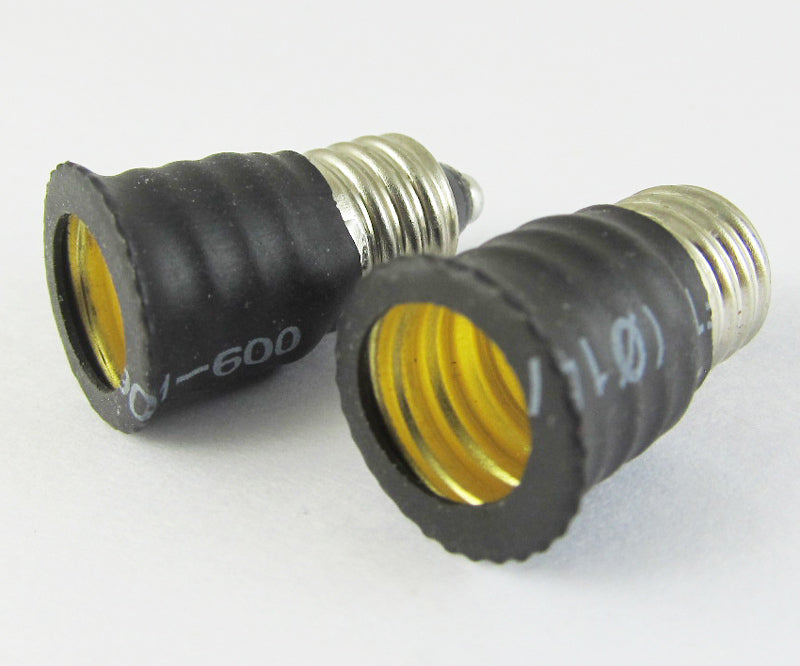 ya 14 100pcs LED Light Bulb Lamp Converter E11 Male To US E12 Female Candelabra Socket