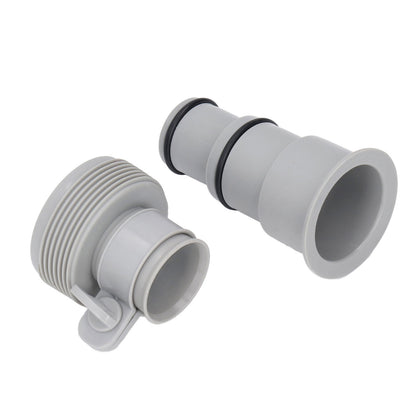 ya 14 4PCS Set Pool Hose Adapter Set PVC Threaded Clamp Type Pool Pump Hose