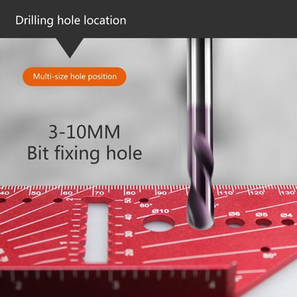 ya 14 Mitre Ruler with Clear Scale Drilling Locator Mitre Measuring Gauge