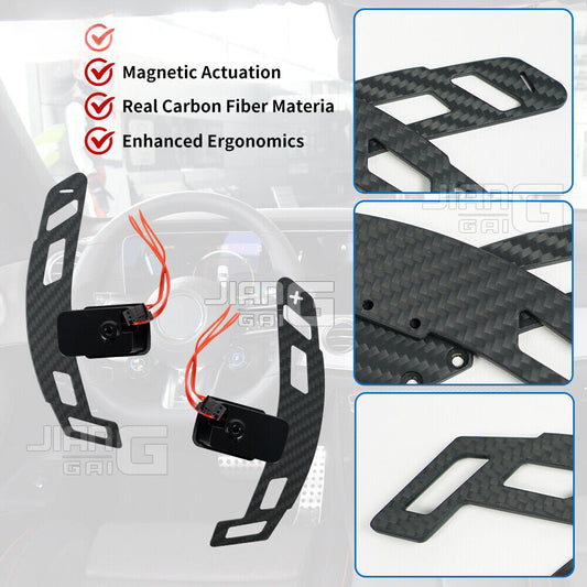 ya 8 5.27 Carbon Fiber Magnetic Paddle Shift for for benz AMG 2024+ Steering Wheel 2 Sets