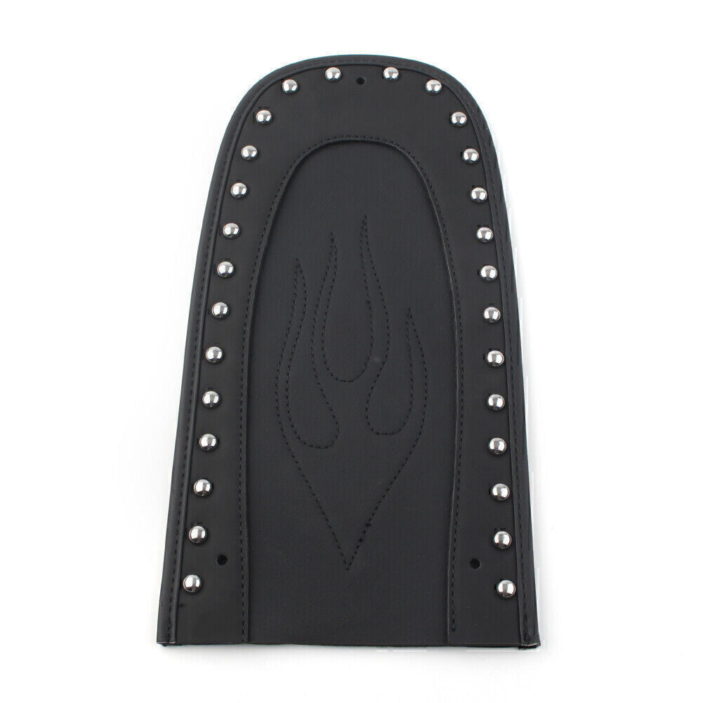 ya 5 8.7 PU Leather Flame for SEAT Rear Fender Bib Black Fit for Harley Street Glide FLHX 06-19
