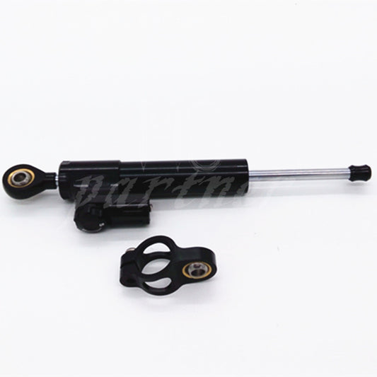 ya 2 7.15 Black CNC Steering Damper Motorcycle Stabilizer Linear Reversed Safety Control