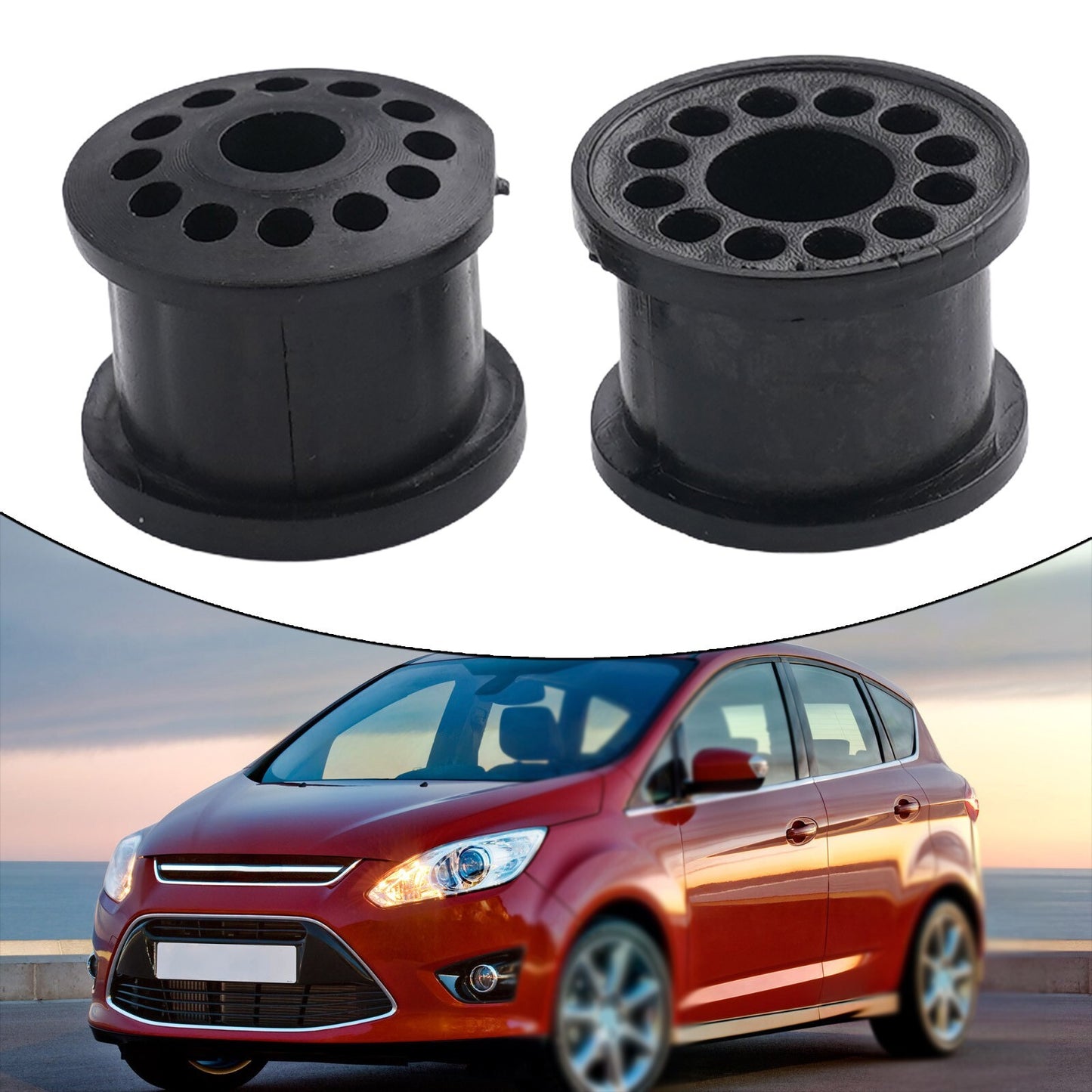 ya 12 5.22 2x Plastic Car Gear Shift Cable Bushing for for Ford For Focus For Fiesta 4S6P7412AA