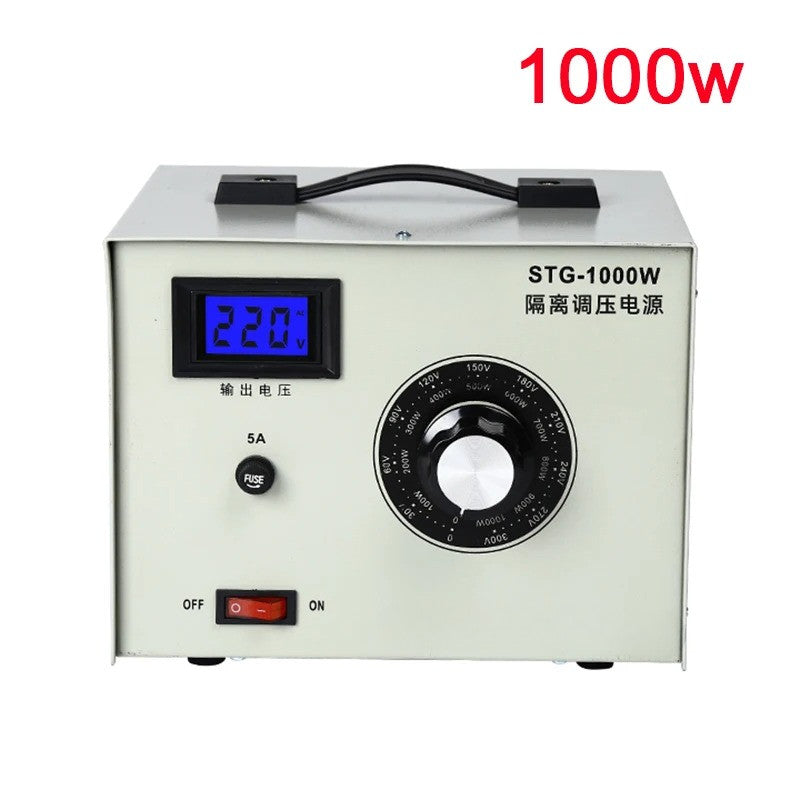 STG-1000W Single-phase AC Voltage Regulator Power Source Adjustable Variable
