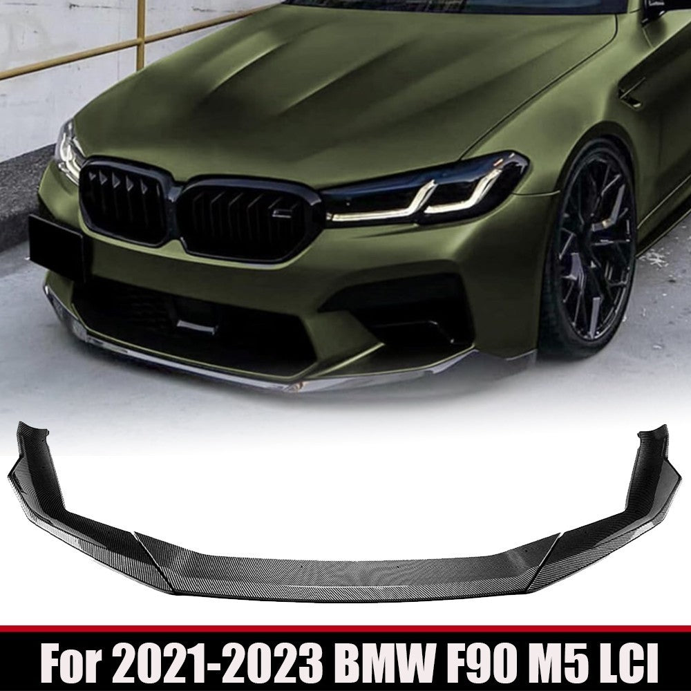 ya 4 6.17 Performance Style Carbon Fiber Front Bumper Lip Kit For 2021-2023 for BMW F90 M5 LCI