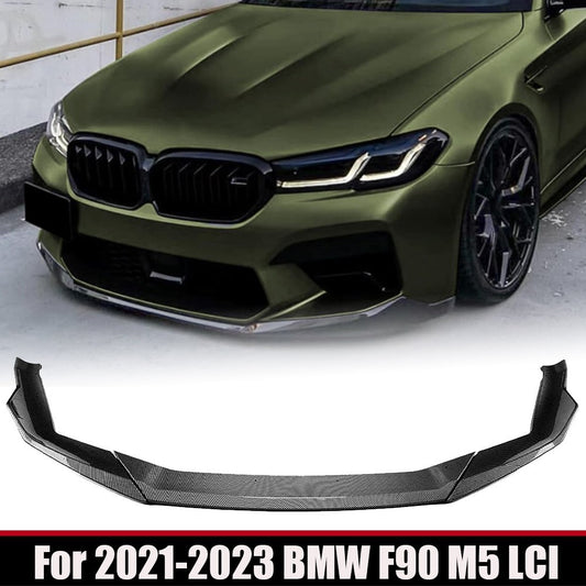 ya 4 6.17 Performance Style Carbon Fiber Front Bumper Lip Kit For 2021-2023 for BMW F90 M5 LCI