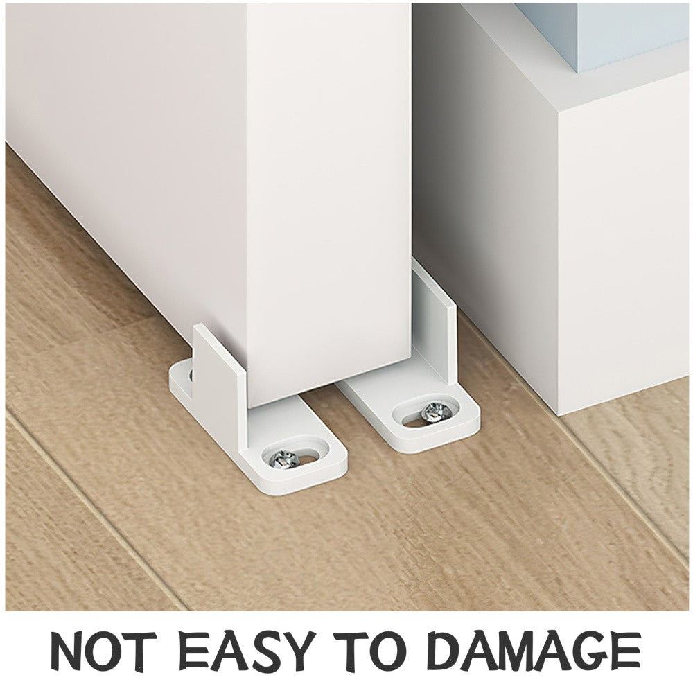 ya 14 4 Sets Barn Door Guide Bottom Floor Sliding Guides Track Stopper