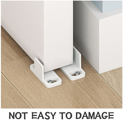 ya 14 4 Sets Barn Door Guide Bottom Floor Sliding Guides Track Stopper