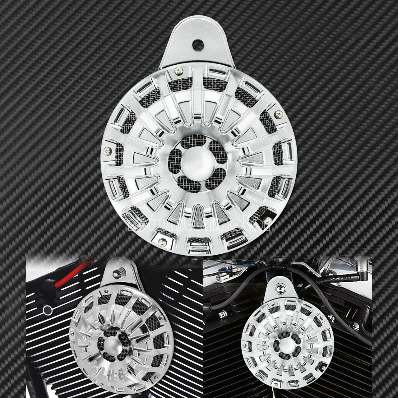 ya 5 8.7 10 Stripe 110dB Horn Speaker Fit for Harley Big Twin 1991-2017 Touring 1999-2016