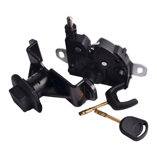 ya 10 5.28.3 BONNET LOCK AND LATCH WITH 2 KEYS FIT for Ford TRANSIT MK7 2006 - 2011 6C1A16D748AB
