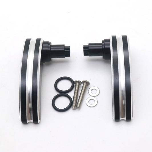 ya 12 5.21 Black CNC Saddlebag Latch Lever Lid Lifter For Touring Road Glide 2014-2017
