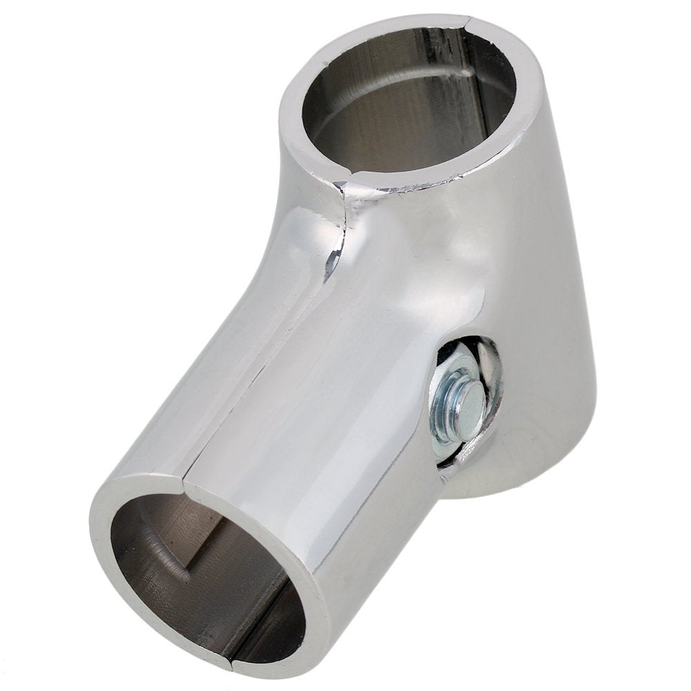 ya 26 6x Display Rack Clamp Pipe Fitting 25mm Shelves Tube Tee Connector Silver