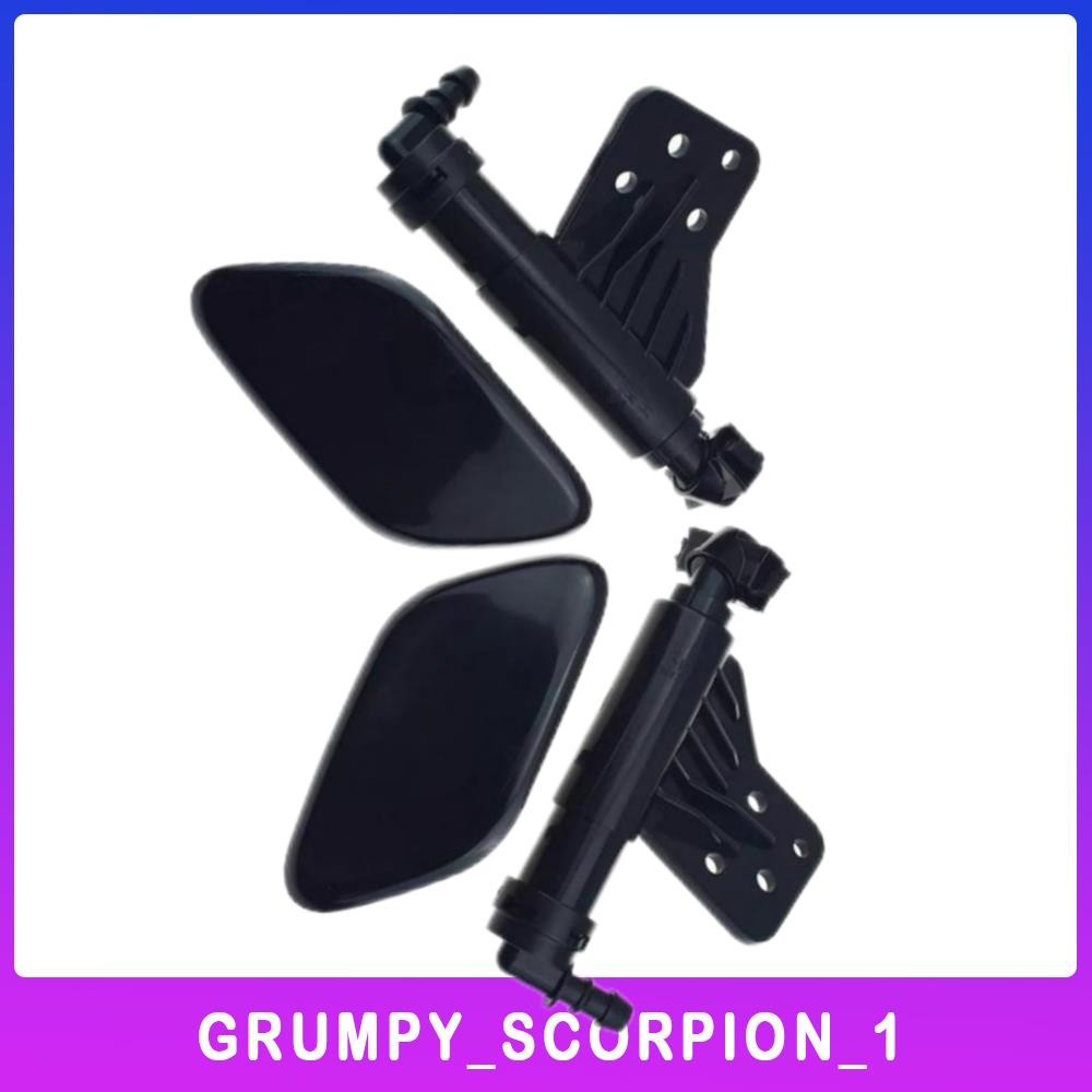 ya 13 4Pcs Left Right Headlight Washer Nozzle & Cover for 2016-2019 Sportage KX5