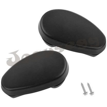 ya 5 8.7 Tubular Side Steps Bars End Caps Set For 2009-2010 for Dodge for Ram 2011-16 68044463AB