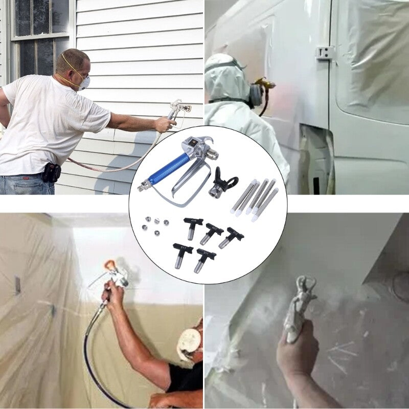 ya 26 Airless Airless Paint Sprayer with Nozzle Guard 5 Tips