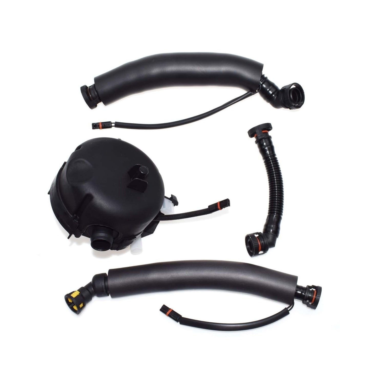 ya 27 7.20 for BMW 5 Series E61 CRANK CASE VALVE OIL SEPARATOR ENGINE BREATHER KIT Set NEW
