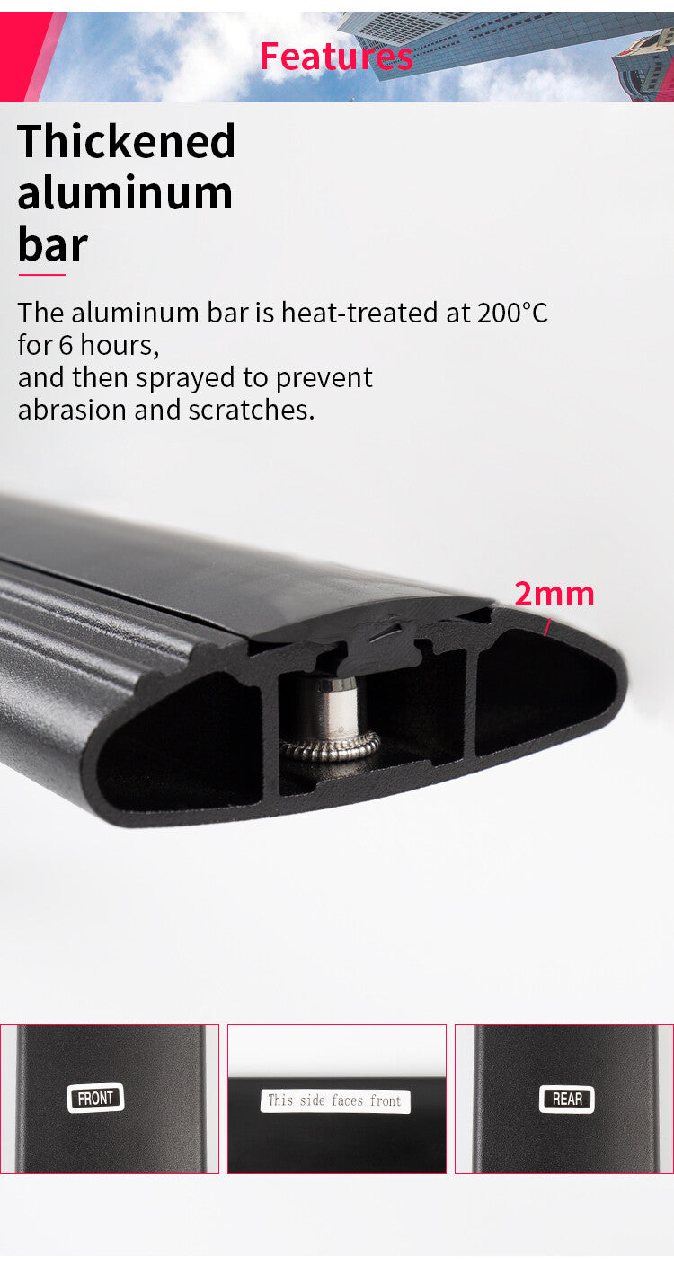 ya 5 8.7 Aluminum 2021-2022 Roof Rails Bar Cross Bar for Chevrolet for Chevy Trailblazer
