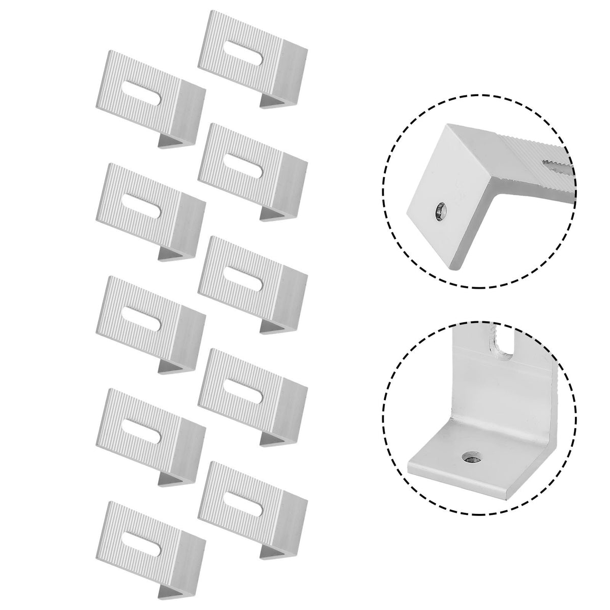 ya 15 10.20 1/4/10X 90 Degree Solar Panel Mounting L Bracket/For RV Boat Off Grid Roof