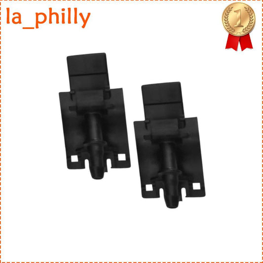 ya 13 2x for TOYOTA TUNDRA 2007-2021 Front Washer Nozzle Black Plastic 85381-0C030