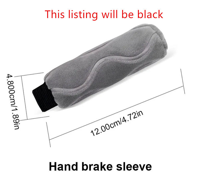 ya 5 8.7 Car Gear Hand Shift Knob Cover Hand Brake Protector For Auto Manual Transmission