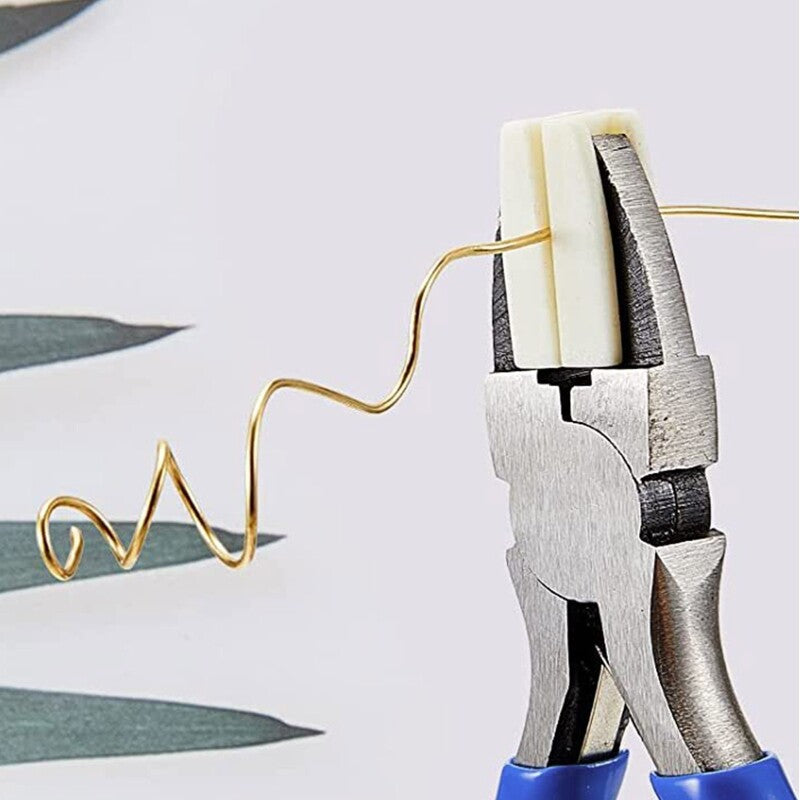 ya 25 5Pcs Multi Size and Shape Mandrels Chain Nose Pliers Mandrel Wire Wrapping Tool