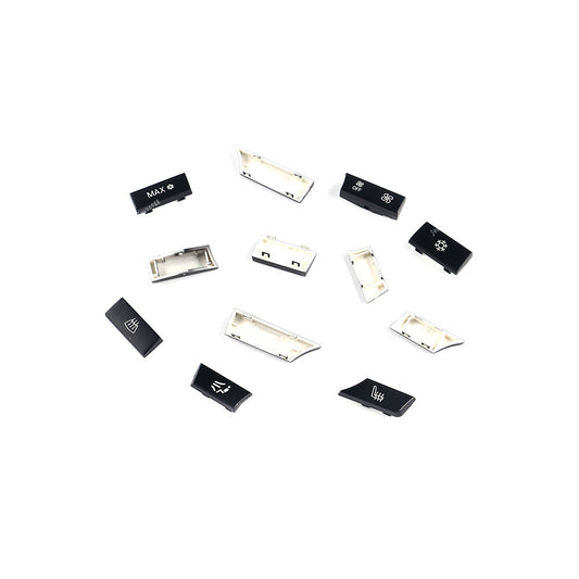 ya 13 A/C Heater Control Switch 12X Button Key Caps Cover Kit Fit for BMW 5 Series F07 F10